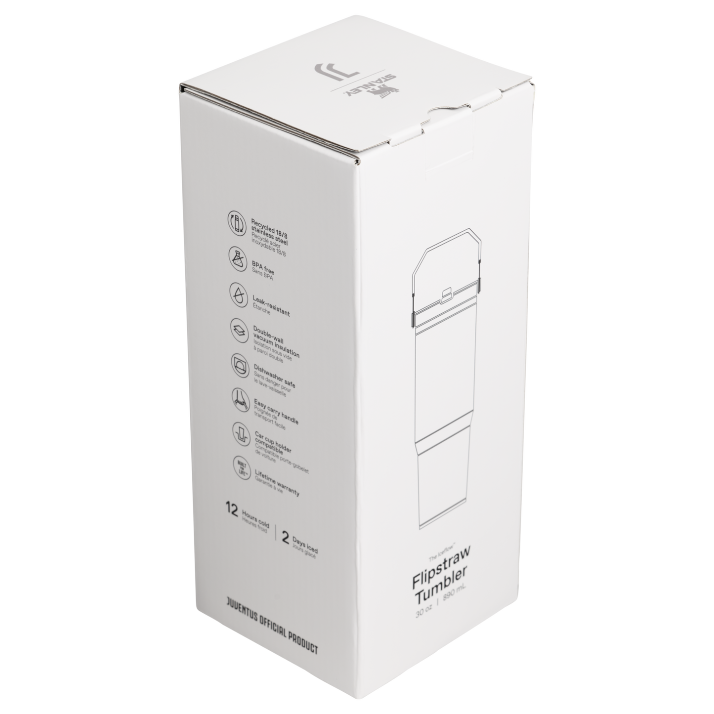 Stanley 1913 x Juventus The IceFlow™ Flip Straw 2.0 Tumbler | 30 OZ
